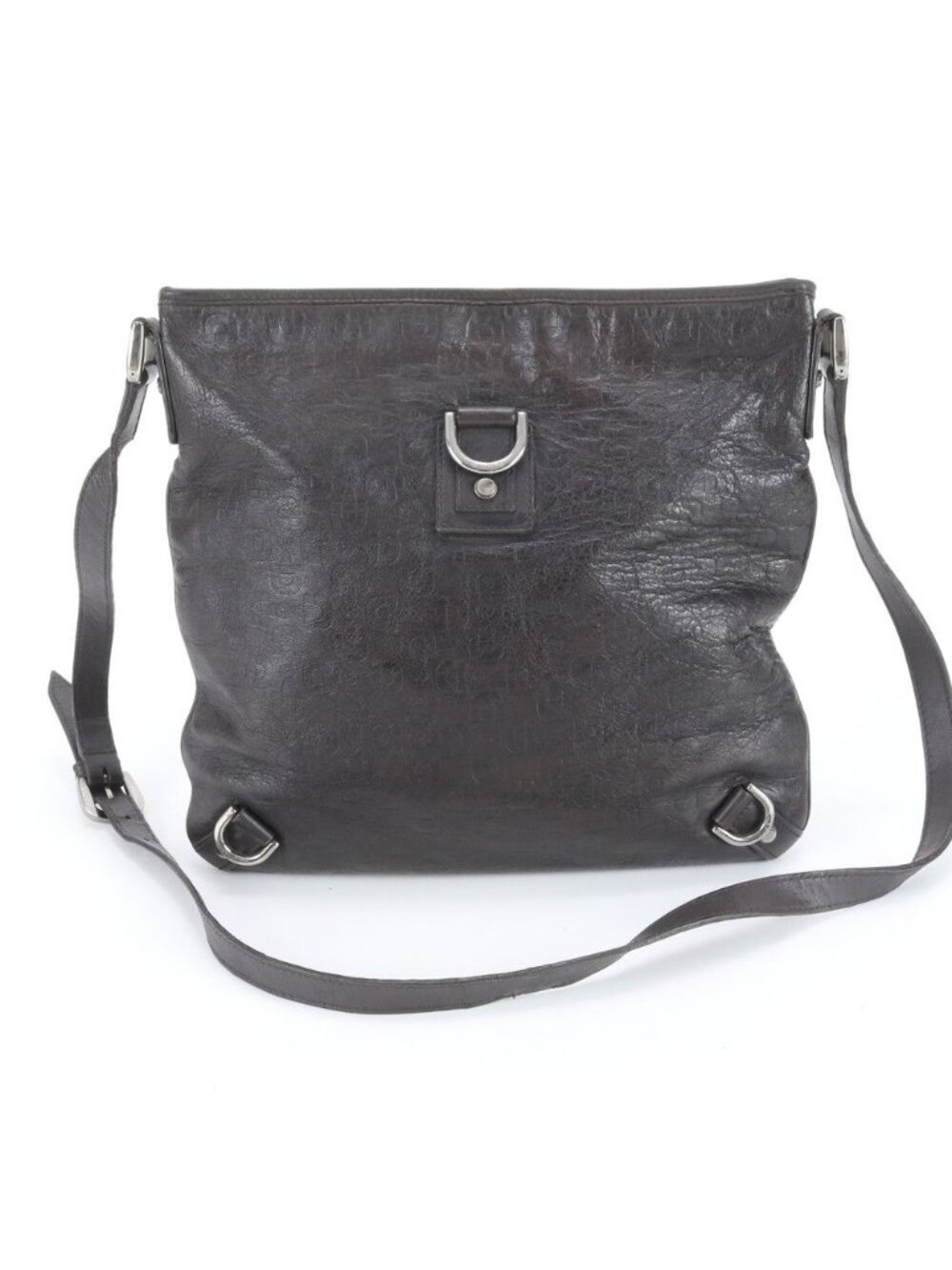 Gucci Horsebit Abbey Leather Shoulder Bag Crossbody Messenger Business Black